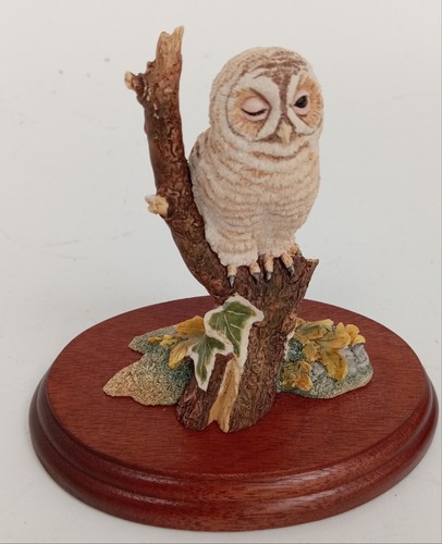 Border Fine Arts Owl Figurine Decorative Collectable Handmade 13.5cm