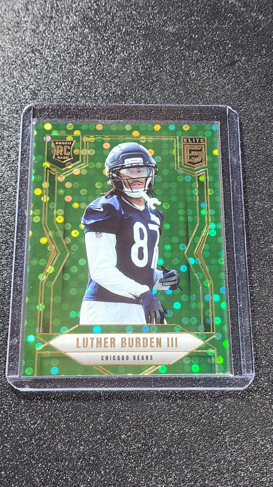 2025 Panini Donruss Elite - Rookies Luther Burden #118 Green Disco (RC)