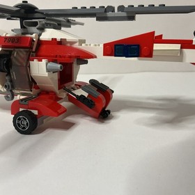 Lego City Rescue Helicopter Set 7903 Complete w/ Instructions, Vintage & Retired