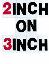 2" on 3" Changeable Outdoor Portable Sign Letters 299ct