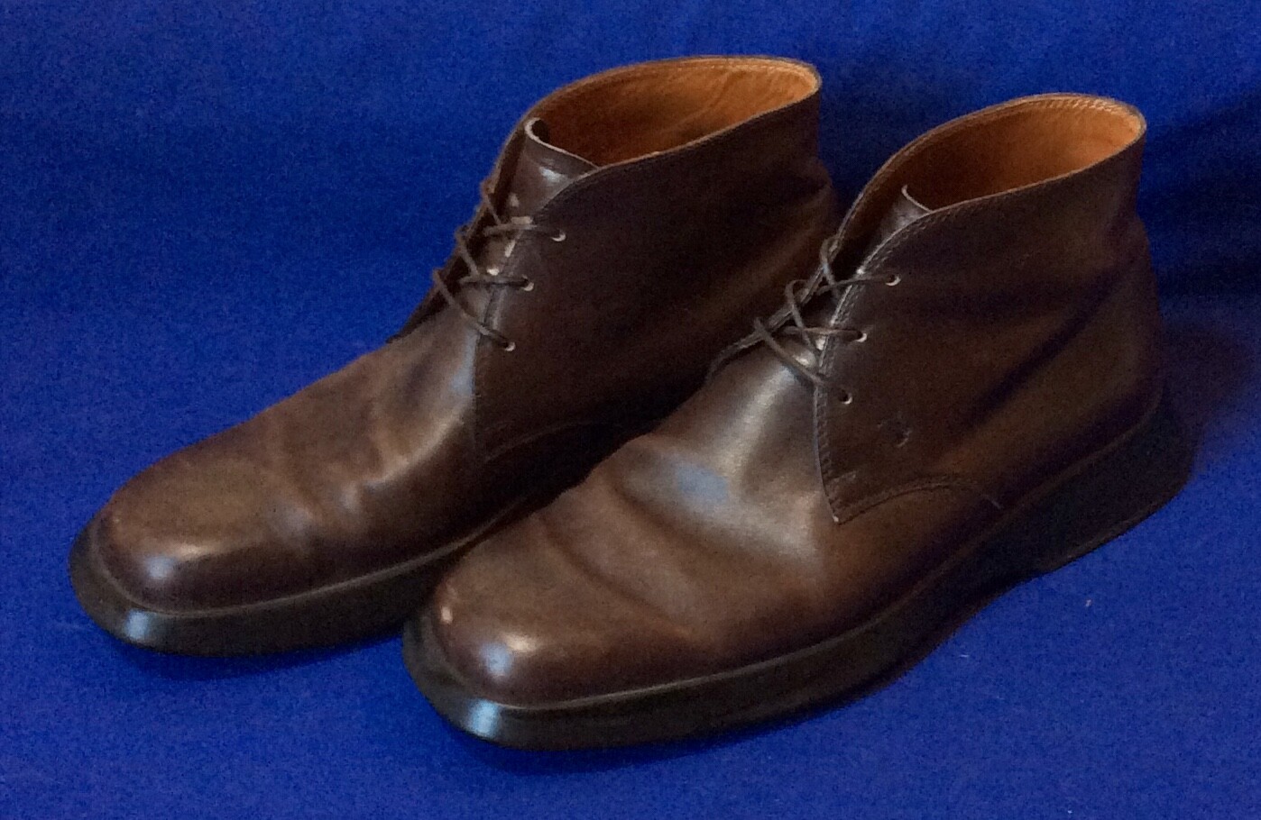 Dk Brown Leather TODS Lace-Up Ankle 