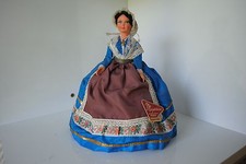 (N°8) ANCIENNE POUPEE FOLKLORIQUE DOLL MABEL PETITCOLLIN REGION TOURAINE