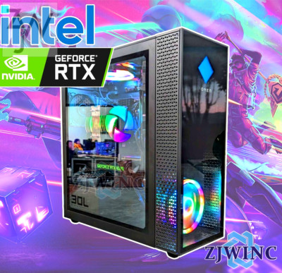 RGB Gaming PC i7 3.4GHz RX550 512GB SSD +1TB HDD 16GB RAM WIFI WINDOWS 11