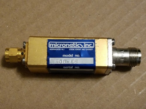 Micronetics Inc MFR# 54487 Model NOD-55 Noise Source Power 25.5dB 28VDC #C-2343 - Picture 6 of 8