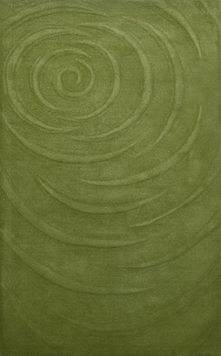 Hand Tufted Wool Carpet 150x240 Green Modern Living Room SH212