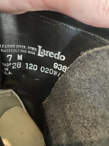 🔥✅️ VTG Laredo Womens Granny Roper Western Lace Up Kiltie Boots Size 7 - EUC - Picture 6 of 14