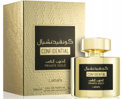 Lattafa Confidential Private Gold, UNISEX Eau de Parfum 100ml   variant