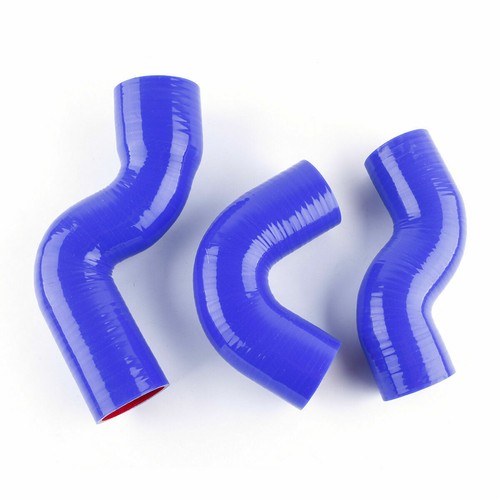 Black Pipe For Land Rover Discovery 2 TD5 Turbo Silicone Intercooler Boost Hoses - Picture 4 of 12