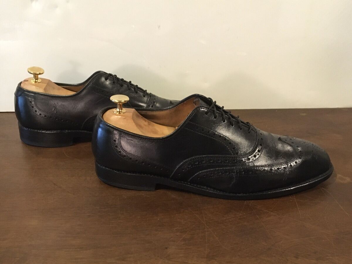 Allen Edmonds Black Chester Lace Up Oxford Shoes Sz. 9.5 D Allen Edmonds Black Chester Lace Up Oxford Shoes Sz. 9.5 D