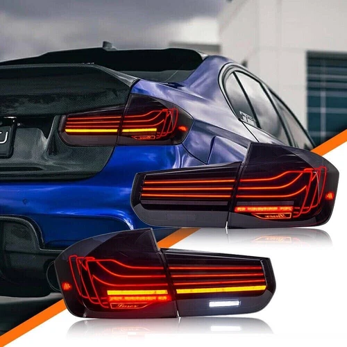 2X LED CSL Tail Lights For BMW 3 F30 F35 F80 2012-2018 W/Sequential Plug & Play - Picture 1 of 20