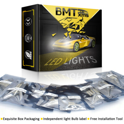 14pc White LED Interior Light Kit For Infiniti G37 Sedan 2009-2013 – Includes Map, Dome, Trunk, License Lights + Tool