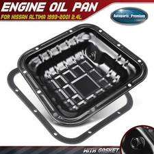 Engine Oil Pan w/ Gasket for Nissan Altima 1993 1994 1995 1996-2001 2.4L Lower