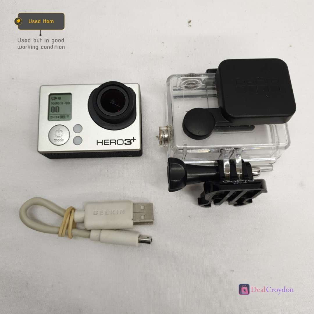 GOPRO HERO3+ HERO PLUS ACTION CAMERA WITH 32GB MICRO SD CARD