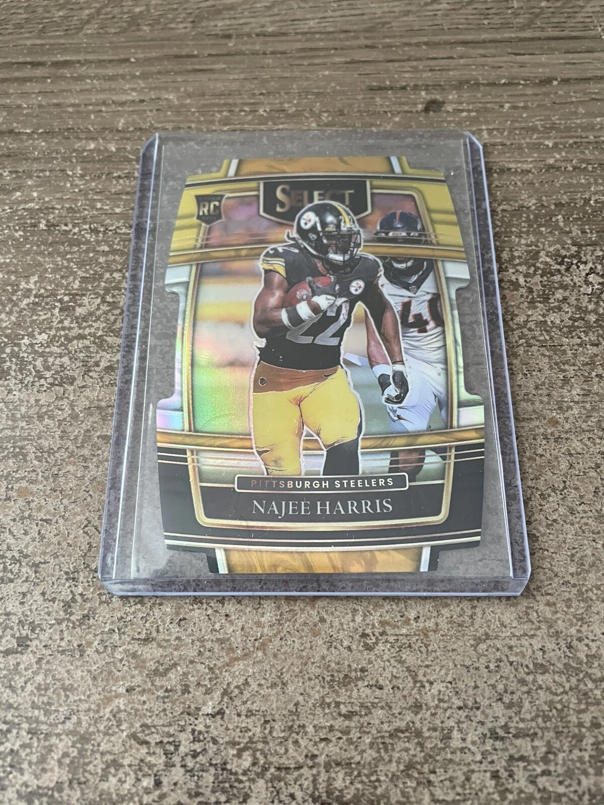 2021 Select Concourse Rookie Black Gold Die Cut Najee Harris RC Steelers #53