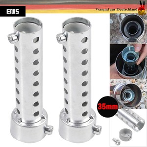 2x Motorrad Auspuff Schalldampfer Fur 35mm Universal Db Killer Exhaust Muffler Ebay