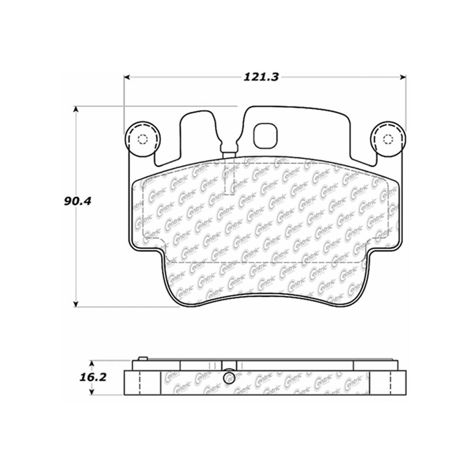 Porsche Carrera GT 2006 REAR Brake pad