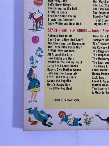 Vintage 1972 Rand McNally Start Right Elf Book LOOK FOR A RAINBOW Evelyn Swetnam - Picture 9 of 23
