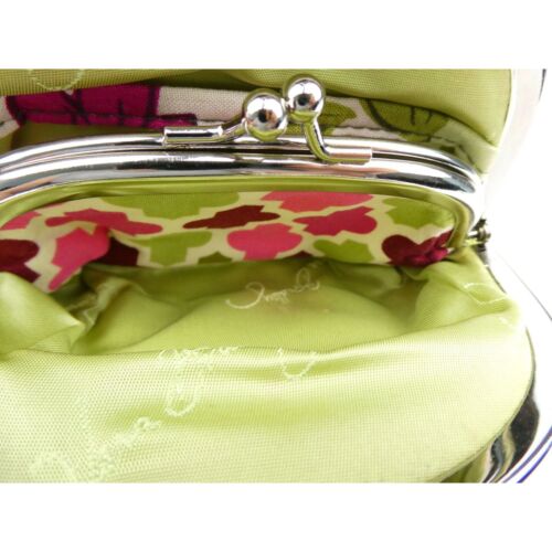 Vera Bradley Hello Dahlia! Gesteppte Double Kiss Kisslock Geldbörse - Bild 18 von 18