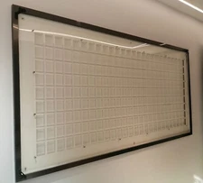 CUSTOMIZE Crystal Acrylic Wall Display Frame For ANACS/NGC/PCGS Coin Slab Holder