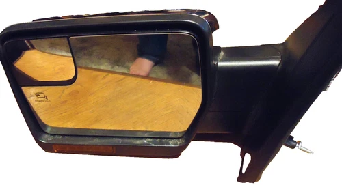 2011-2014 Ford F150 Lincoln Mark  Power Side View Mirror  Heat Fold Spot  Left