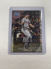 2019 Topps 150 Years Greatest Seasons 150th Anniversary #GP1 Max Scherzer /150