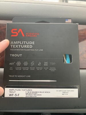 Scientific Anglers Amplitude Textured Trout Fly Line - WF3F Color Optic - 136594