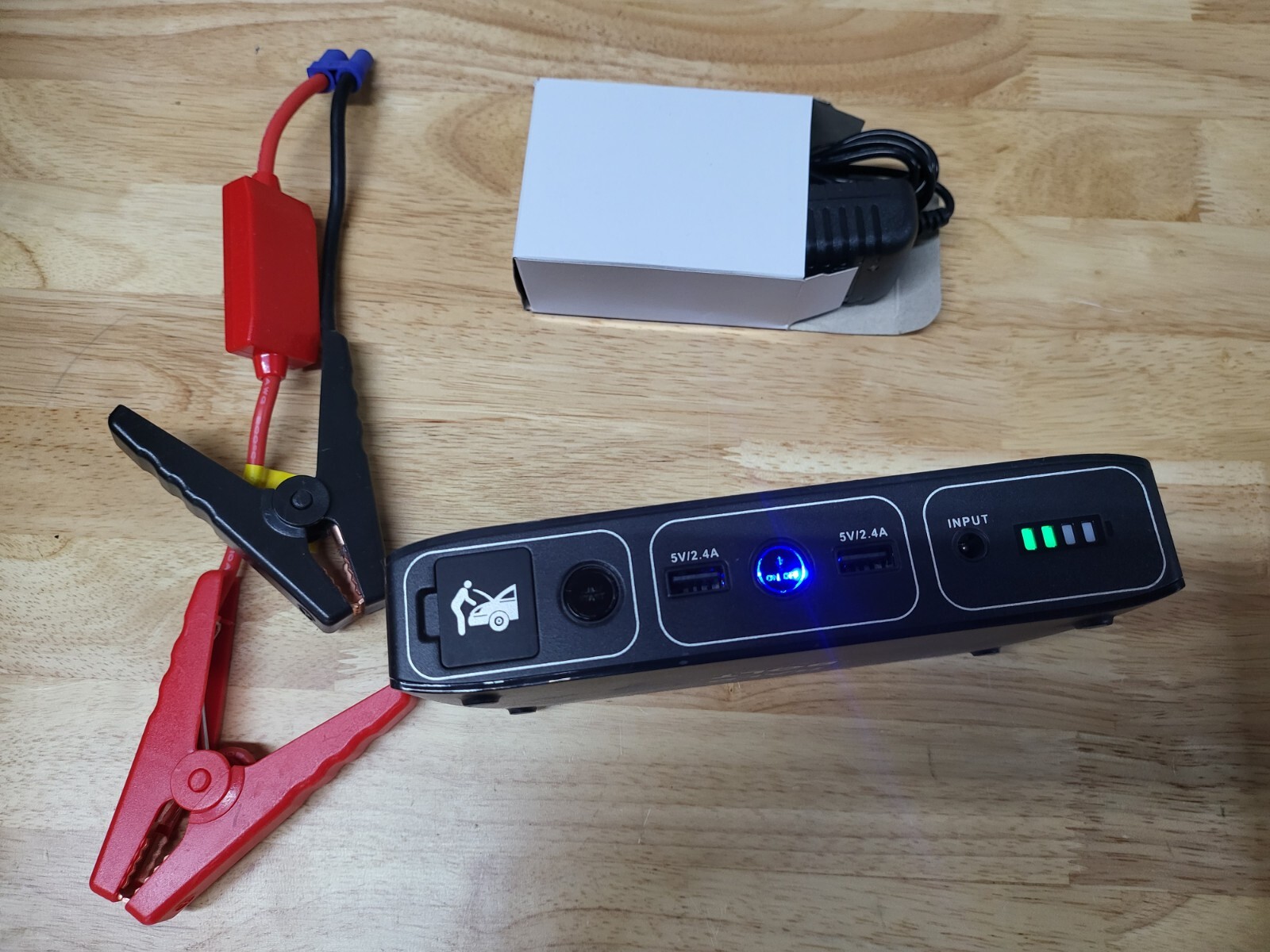 Halo Bolt 58830 mWh Portable Phone Laptop Charger Car Jump Starter with