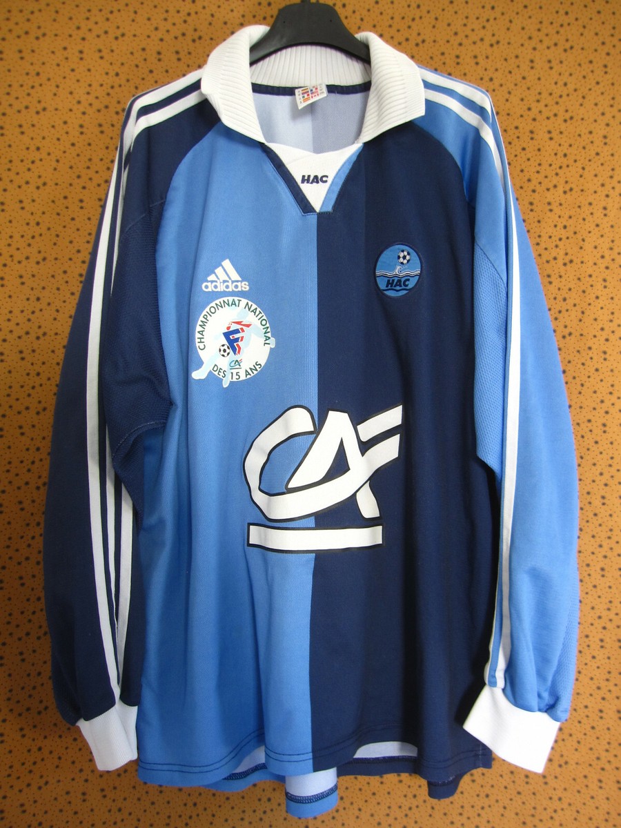 Maillot De Rugby H.A.C. Le Havre, N°9, Supporter, Homme, Taille XL, Ciel Et Marine, Occasion