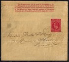 St. Lucia 1905 KE VII Postal Stationery 1d Red Wrapper Used GEM RARE