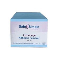 1 Safe N' Simple sns00644 Adhesive Remover Extra Large Wipes Exp 10/25-2027