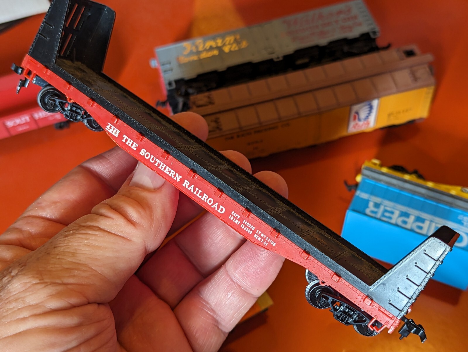 Lot of 8 Vintage Tyco HO Train Cars Great Northern, MTTX, Rath, Hiram