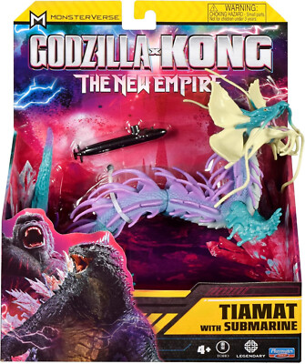 Godzilla x Kong The New Empire Tiamat Figure with Submarine