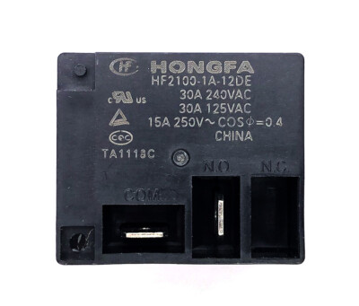 1pc HONGFA HF2100-1A-12DE Power Relay 12VDC 4Pin 30A 240VAC