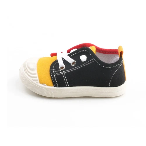 Kinder Jungen Mädchen Casual Pumps Canvas Low-Top Flache Trainer Bunte Schuhe - Bild 5 von 32