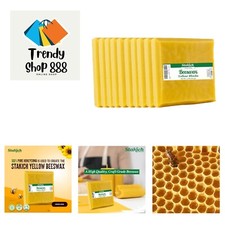 Yellow Beeswax Block - Natural, Triple Filtered - 10 Pound
