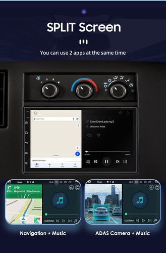 7" Doppel 2DIN Autoradio GPS Navi CarPlay Android 12 8Kern DSP DAB+ RDS 32GB+AHD - Bild 19 von 24
