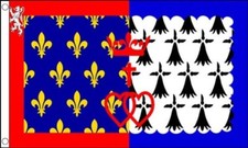 PAYS DE LA LOIRE FLAG 5' x 3' France Region Regional French Province Banner