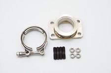 All Out Fab T3 To Precision V-band Style Flange Adapter With Vband Clamp V.2 All Out Fab T3 To Precision V-band Style Flange Adapter With Vband Clamp V.2