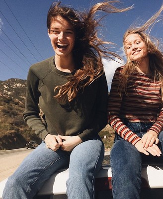 brandy melville abigail thermal top