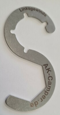 V2A Edelstahl Gasreglerschlüssel ''Suse'' Gasflaschenschlüssel Reglerschlüssel Neu