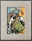 Jackson Pollock: original print from "J. Pollock, Landau, 1989" (matted)