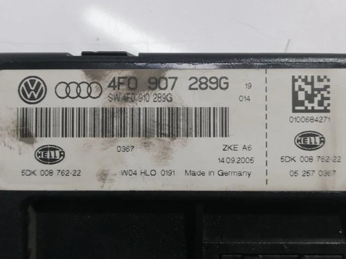 4F0907289G Caja Reles/Fusibles para AUDI A6 BERLINA (4F2) 2.0 TDI 2005 1356932 - Imagen 3 de 10