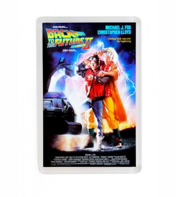 REGRESO AL FUTURO II BACK TO THE FUTURE II FRIDGE MAGNET IMAN NEVERA