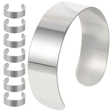 8pcs DIY Jewelry Making Diy Bracelet Blank Stainless Steel Diy Bracelets