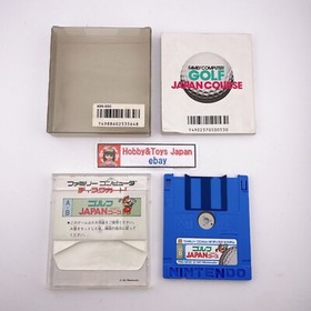 Nintendo Famicom Disk System MARIO GOLF JAPAN COURSE 1987 Tested ＆ Worked 0001