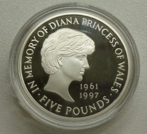 Royal Mint UK .925 Silber PP Gedenkmünzen £5 verschiedene 1997-2022 Menü - Bild 2 von 25