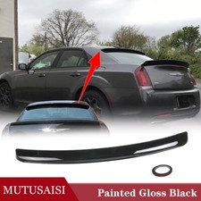 For CHRYSLER 300 300C 300S 2011-2023 Rear Window Roof Spoiler Wing Gloss Black