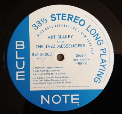 RVG有art blakey moanin bluenote ART BLAKEY - Art Blakey & The Jazz Messengers - Moanin' (UHQ
