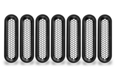 Oracle Grille Insert - 2007 thru Fits 2018 Jeep Wrangler Vertical Mesh Inserts f