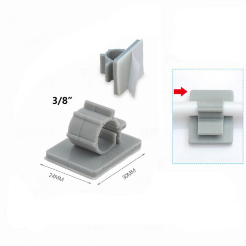Abrazadera de tubo de PE clip de fijación autoadhesivo para agua RO ósmosis inversa 1/4" 3/8" - Imagen 3 de 4